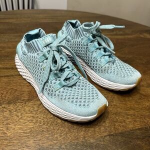 Nobull Knit Runner Running‎ Shoes Sneakers Bright Blue Women's 8 Gum Sole